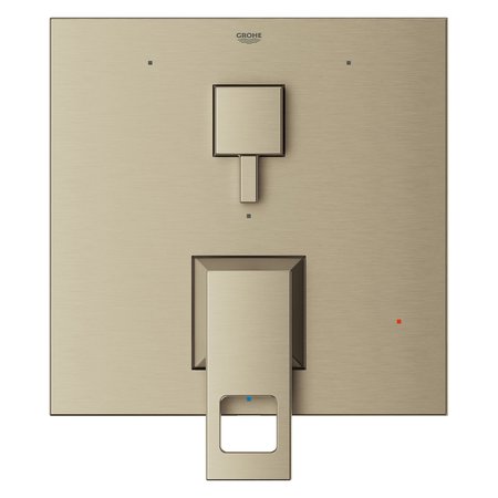 Grohe Eurocube Pressure Balance Valve Trim With 3-Way Diverter With Cartridge, Brushed Nickel 29426EN0